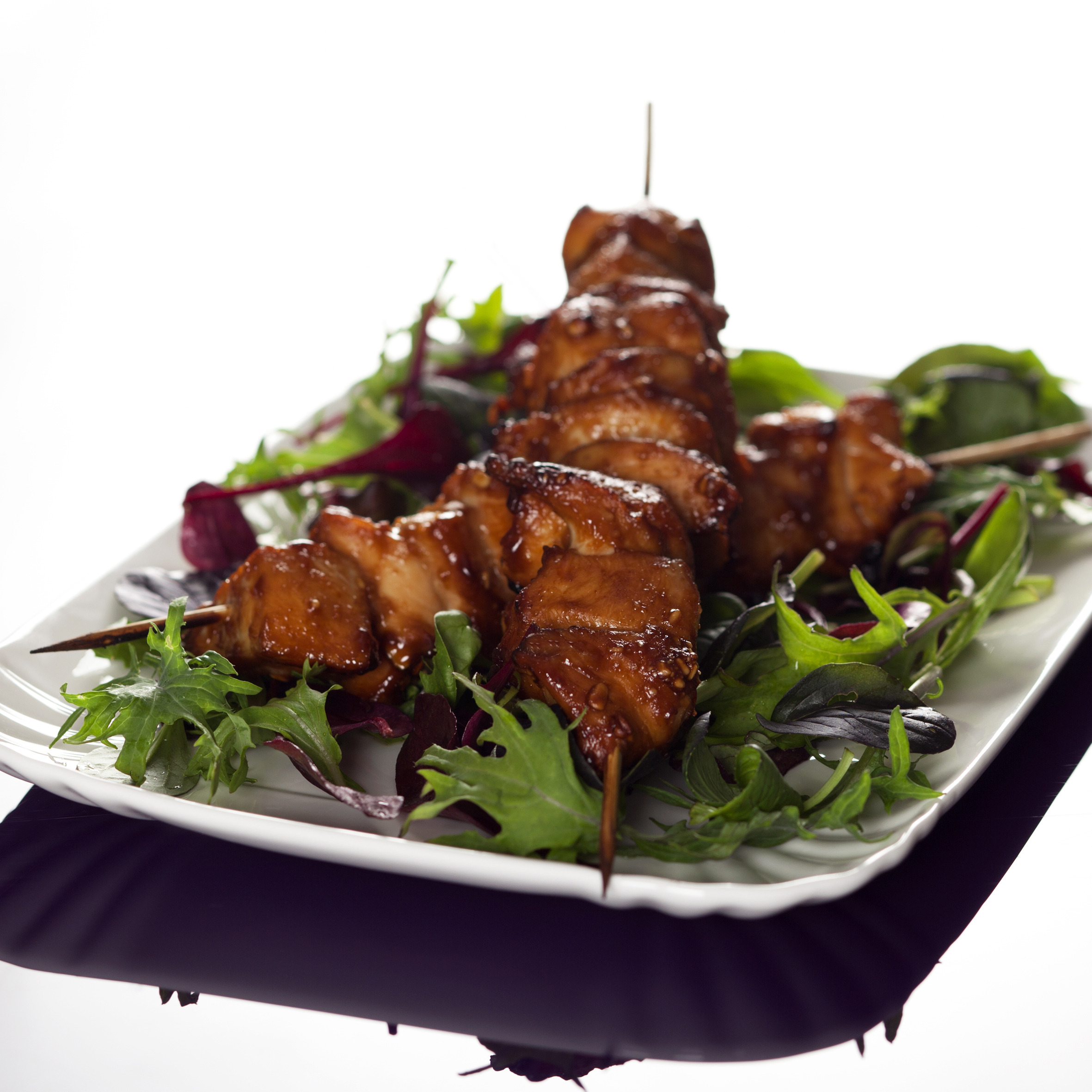 Kyllingespyd med peanutbutter og soja