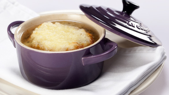 Løgsuppe med ostebrød