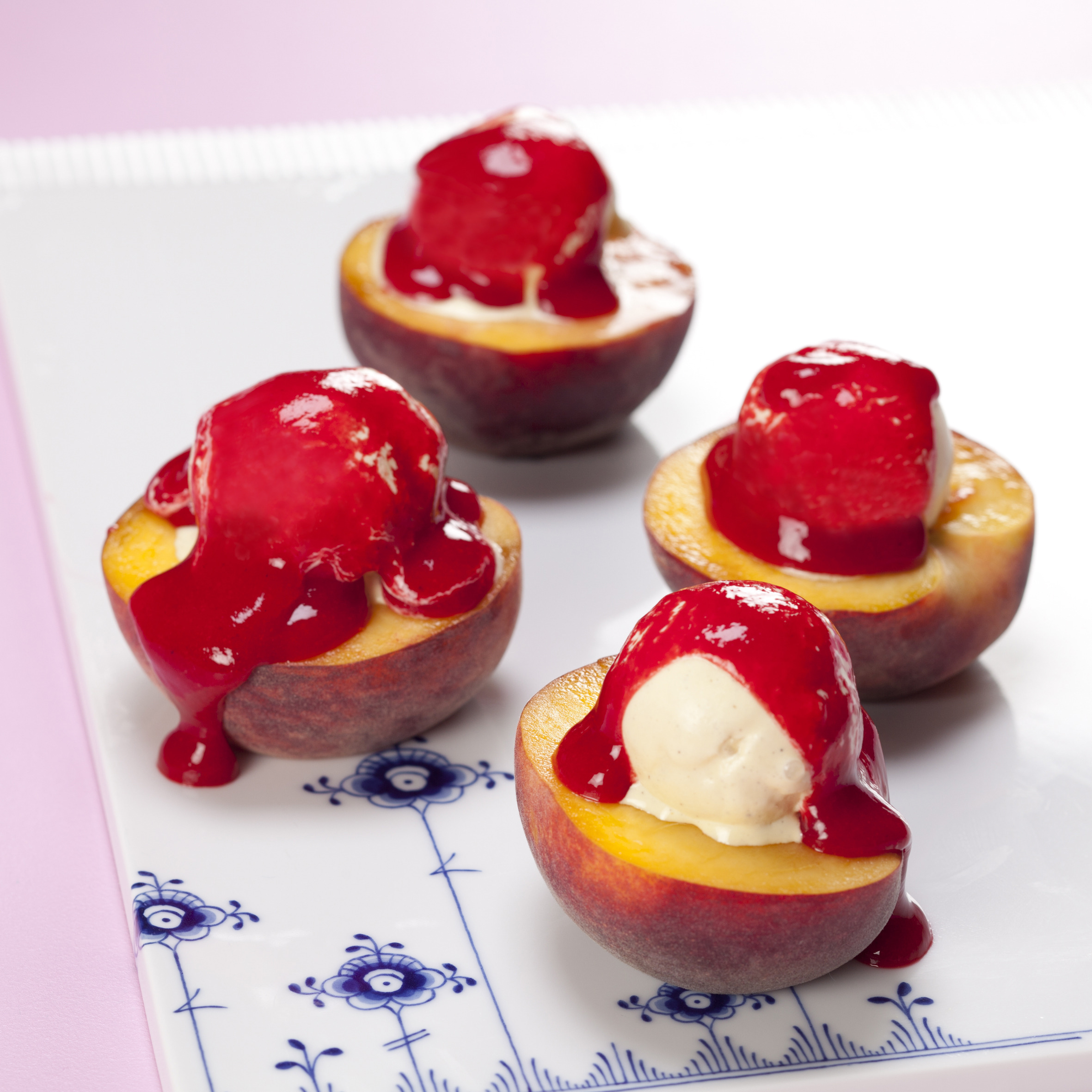 Peach melba