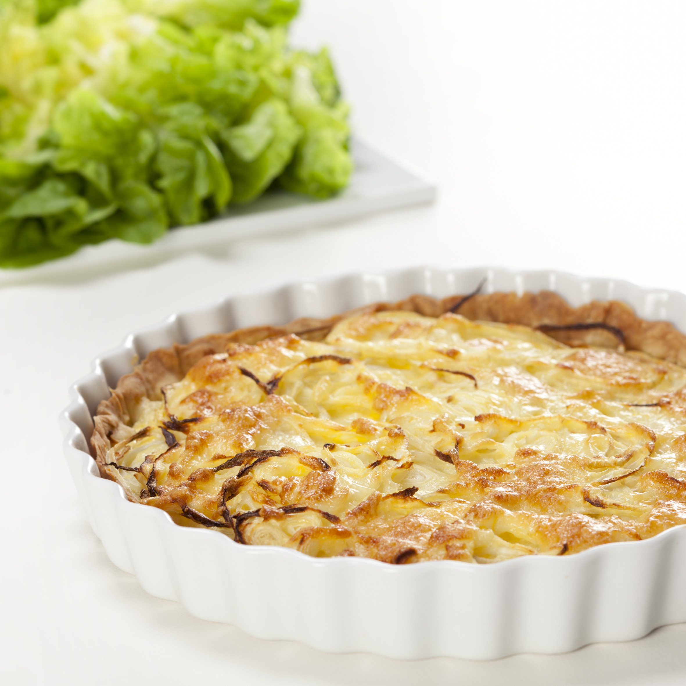 Quiche lorraine – eller løgtærte