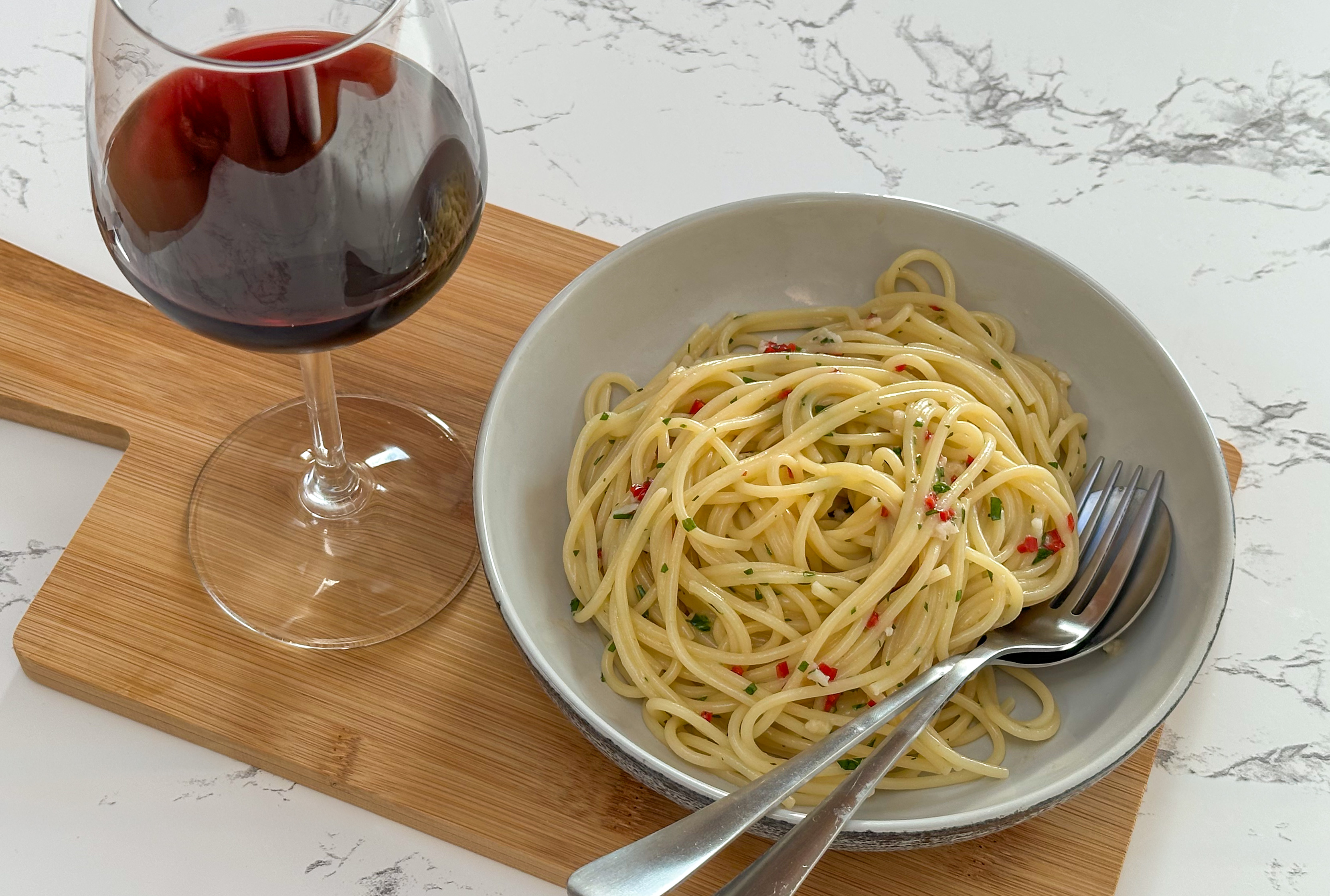 Spaghetti aglio e olio