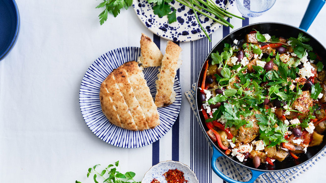 Kylling a la grækenland