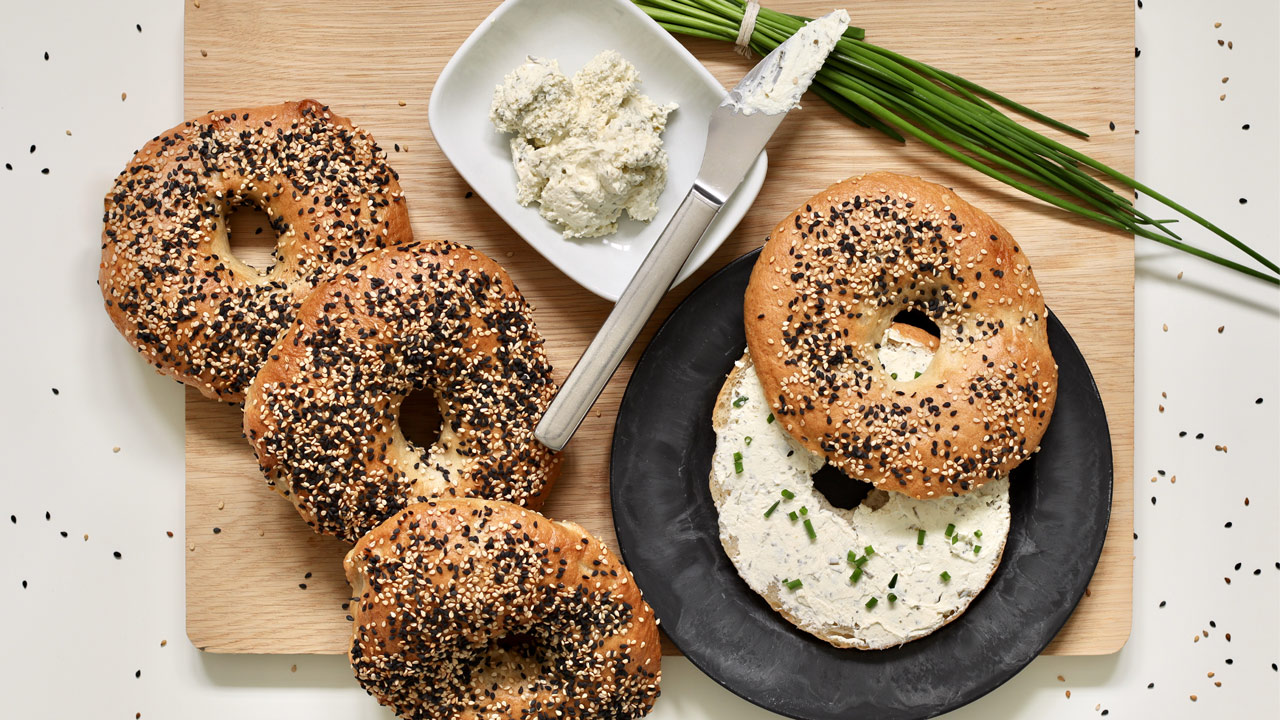Luftige bagels