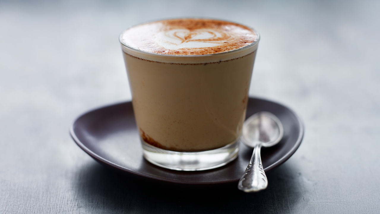 Espressokaffe med vinter krydderier