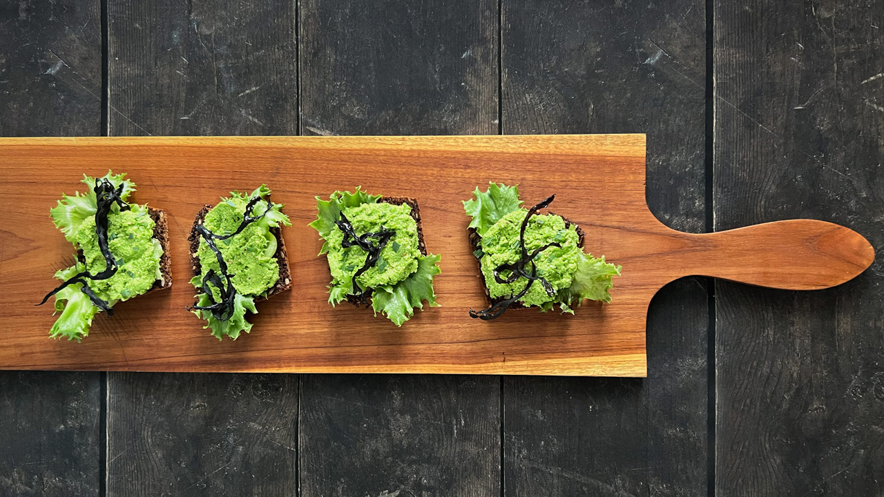 Grønærte-smørepålæg