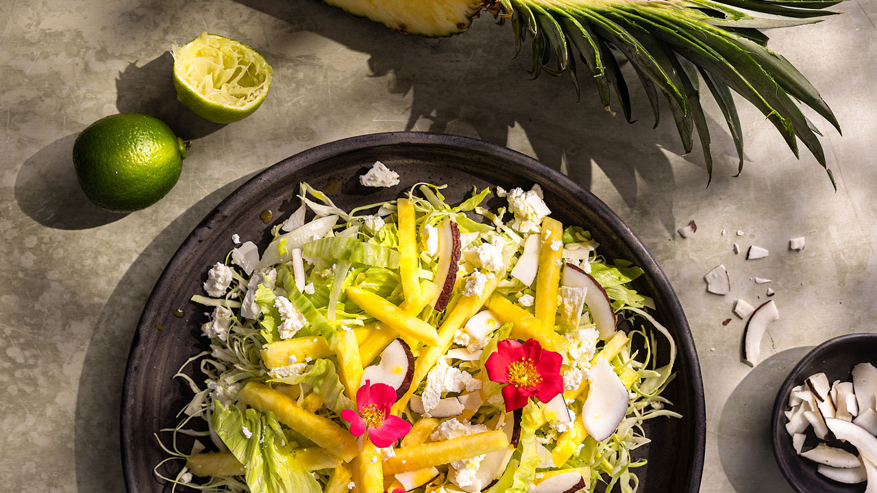 Piña colada salat