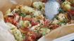 Gnocchi med ærter, bacon, æbler og timian - thumbnail