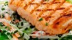 Grillet laks med grøntsager i peberrod - thumbnail