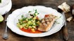 Grillet laks med mangosalsa - thumbnail