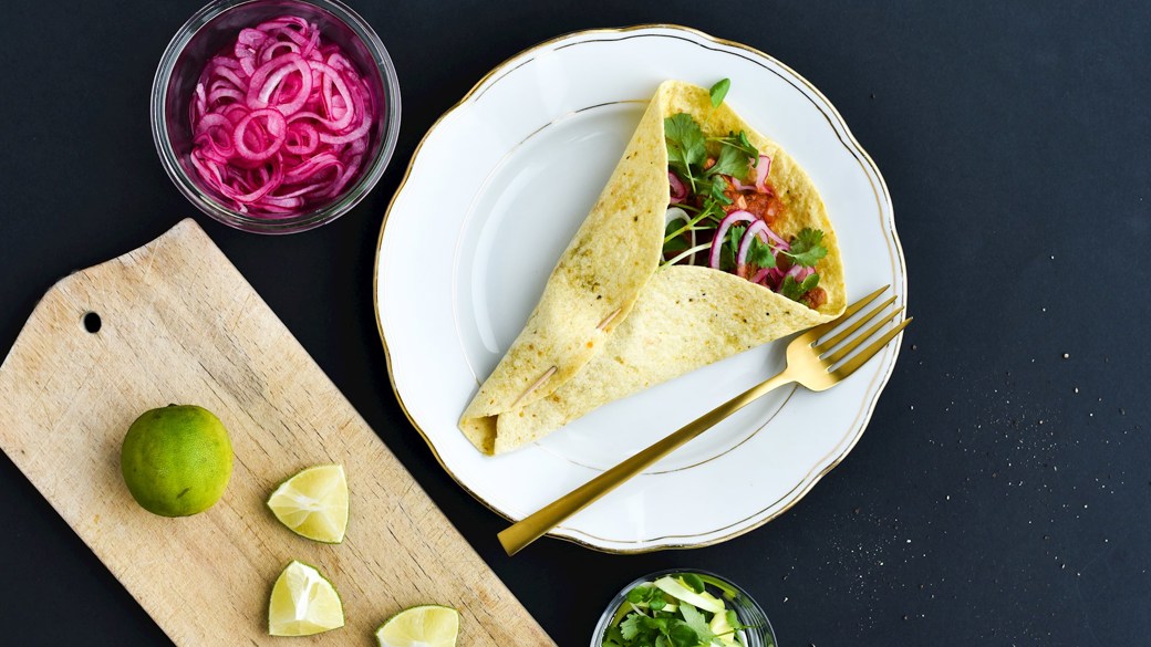 Fajitas med gris