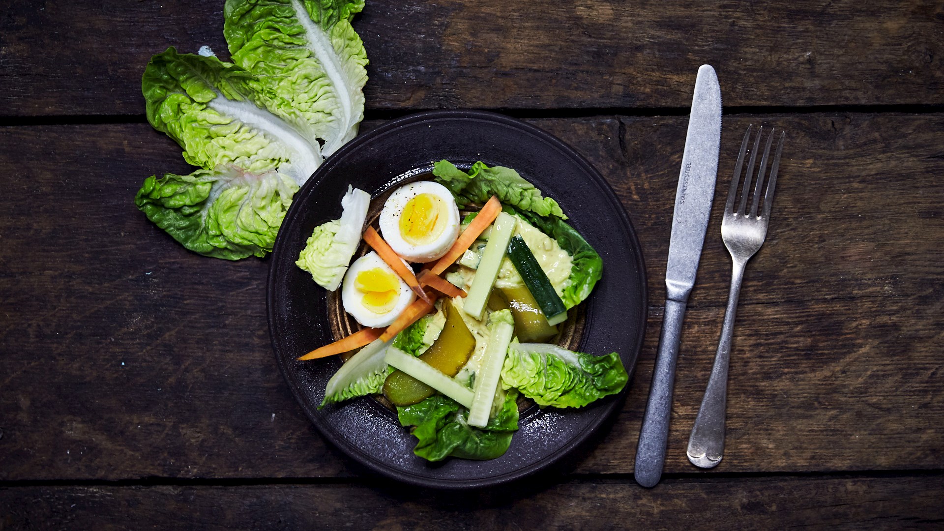 Salat Med Aeg Og Sode Kartofler Fa En Sprod Salat Til 2 Pers Pa Bare 30 Min