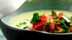Jordskok-kartoffelsuppe med bacon og peberfrugt - thumbnail
