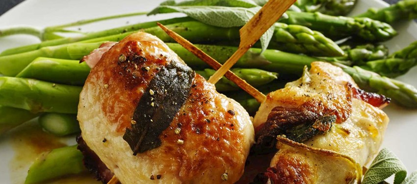 Kylling saltimbocca