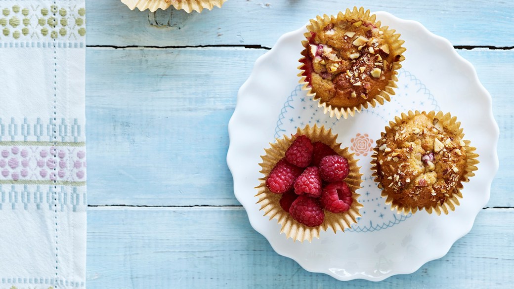 Hindbærmuffins