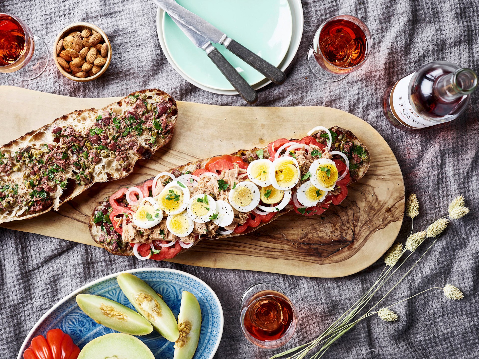 Pan bagnat, sydfransk picnicsandwich