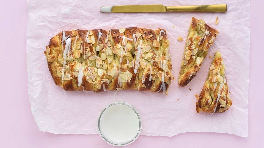 Citronkringle med marcipanremonce