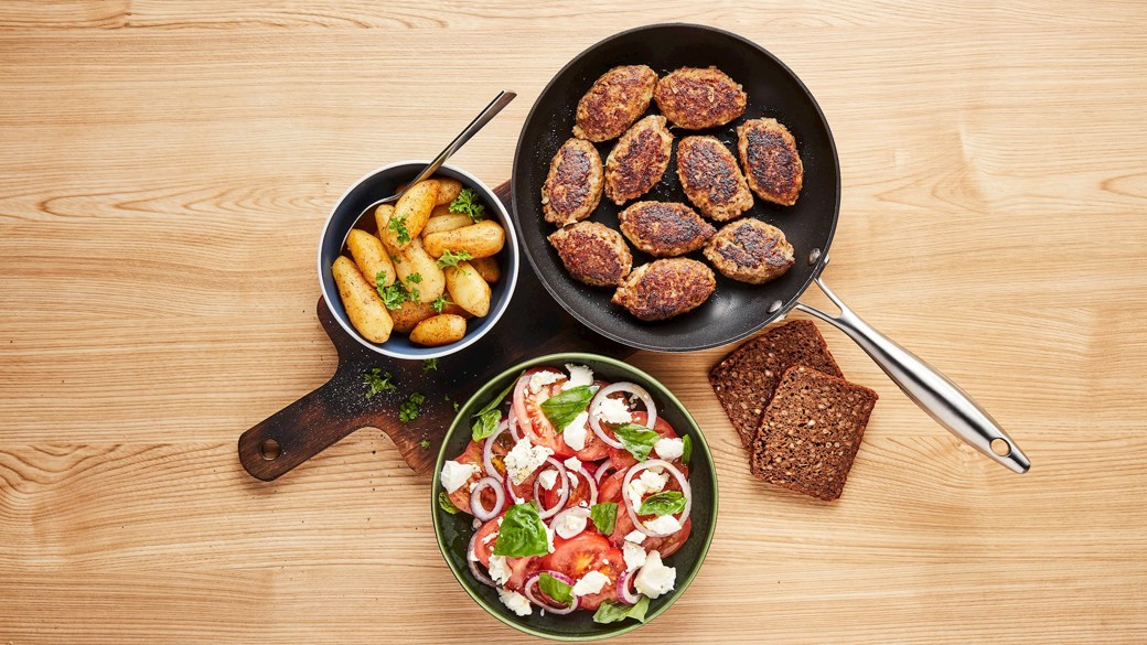 Frikadeller med rugbrødsrester