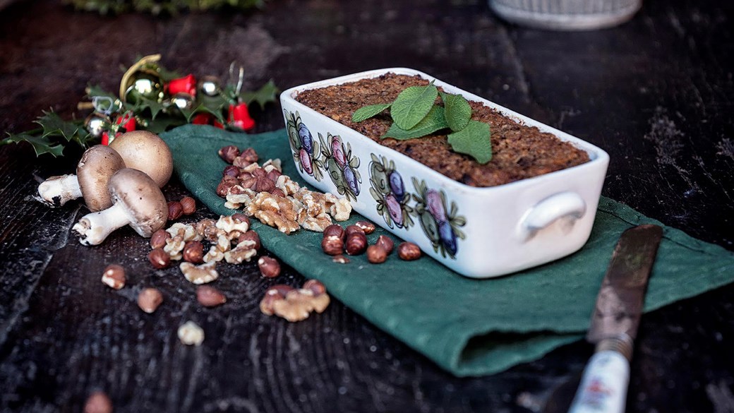 Vegansk mad: Nøddepostej med sødkartoffel