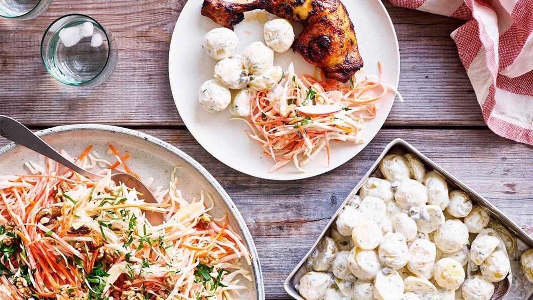 Den bedste kartoffelsalat & coleslaw