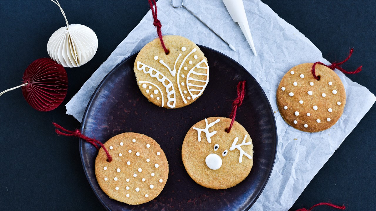 Julekugler med ingefær og glasur