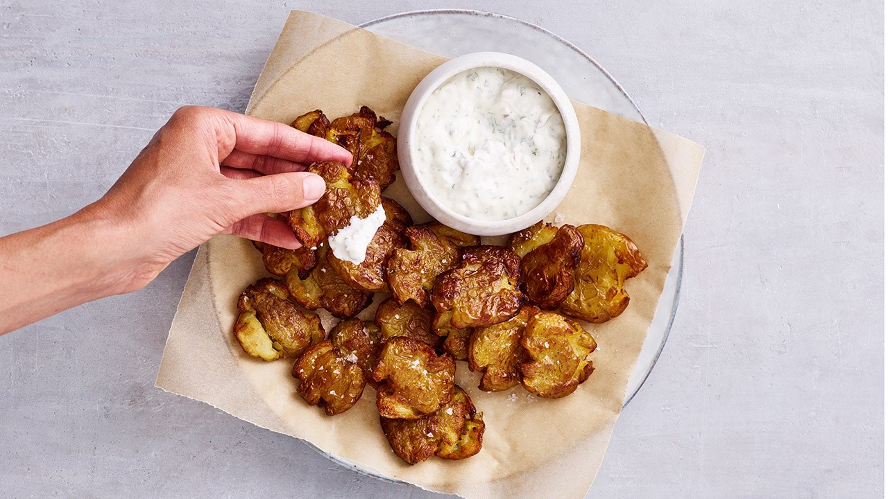 Sprøde kartoffelbidder