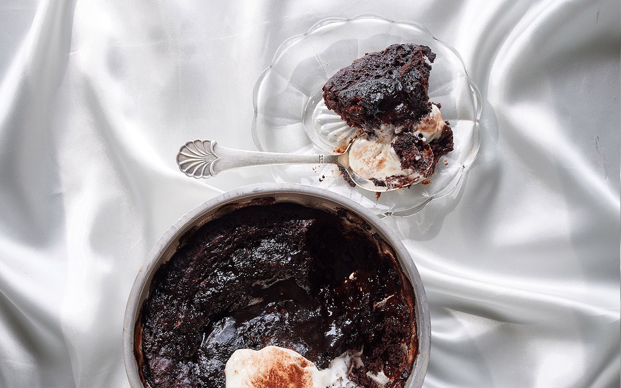 Selvsovsende fadbrownie