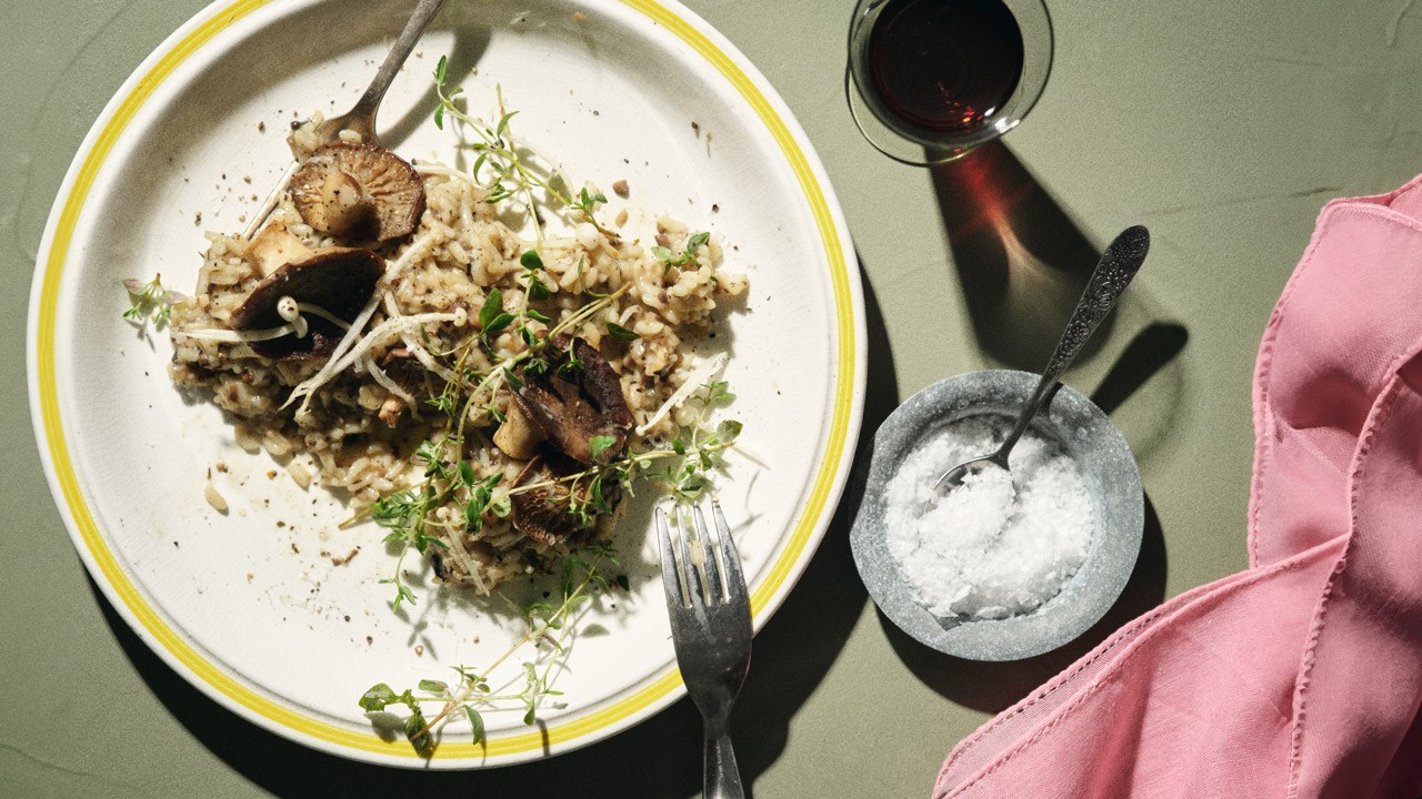 Risotto med svampe