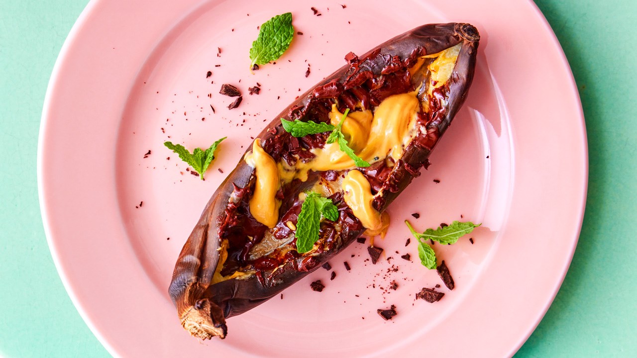 Bananasplit i airfryer