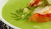 Ærtesuppe med hummer og champagne - thumbnail