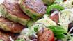 Kyllingefrikadeller med linser, persille og kartoffelsalat - thumbnail