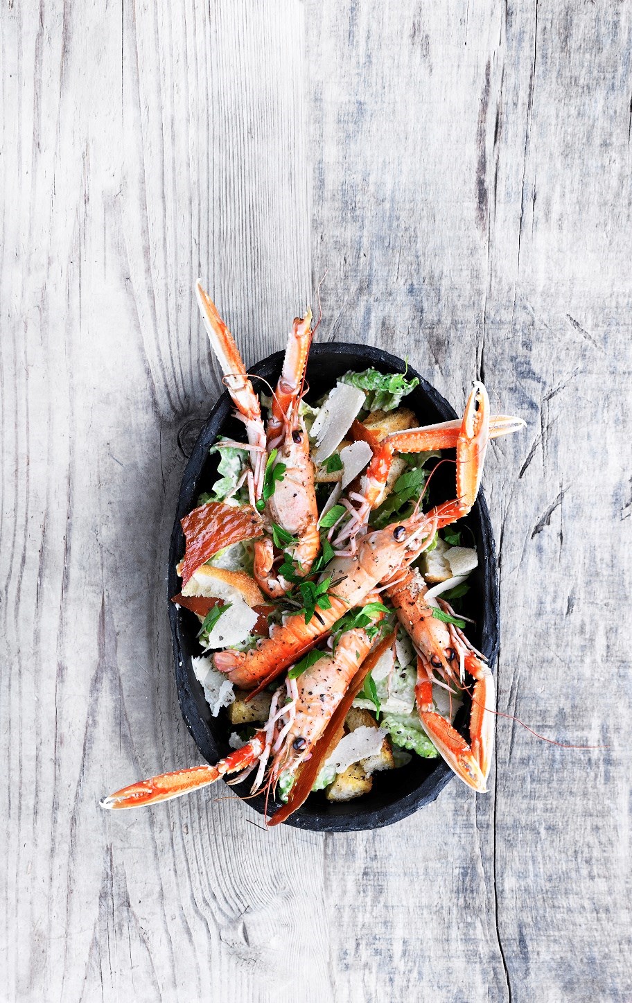 Irma.dk Grillet jomfruhummer med parmaskinke