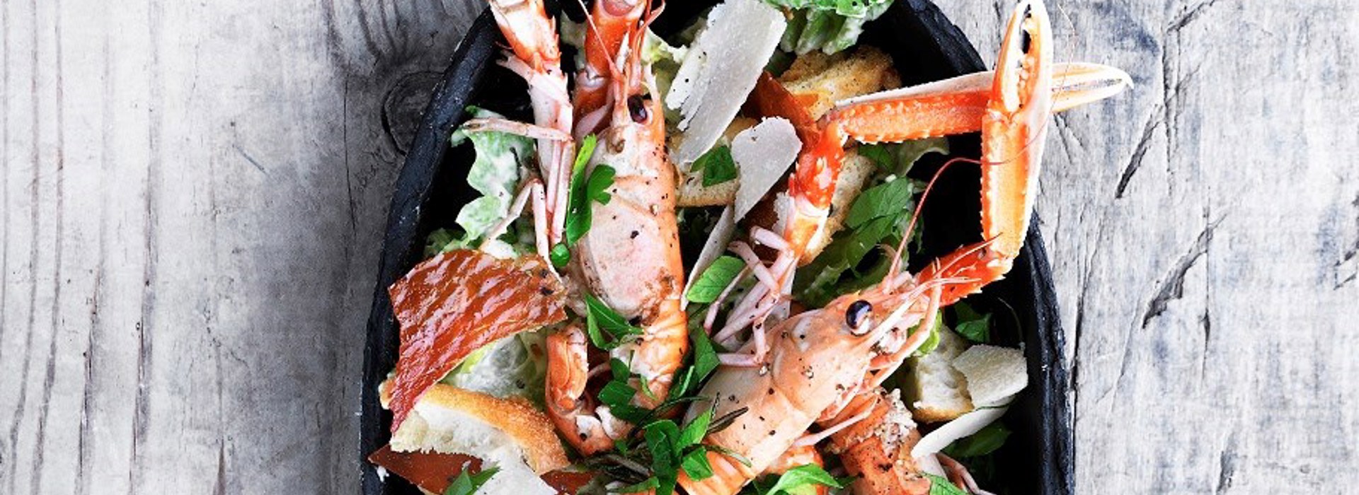 Irma.dk Grillet jomfruhummer med parmaskinke