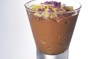 Chokolademousse med ananas og kandiserede violer - thumbnail