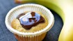 Saftige bananmuffins med marcipan og avocadoolie - thumbnail