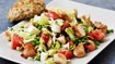 Salat med kylling, spidskål og vandmelon - thumbnail