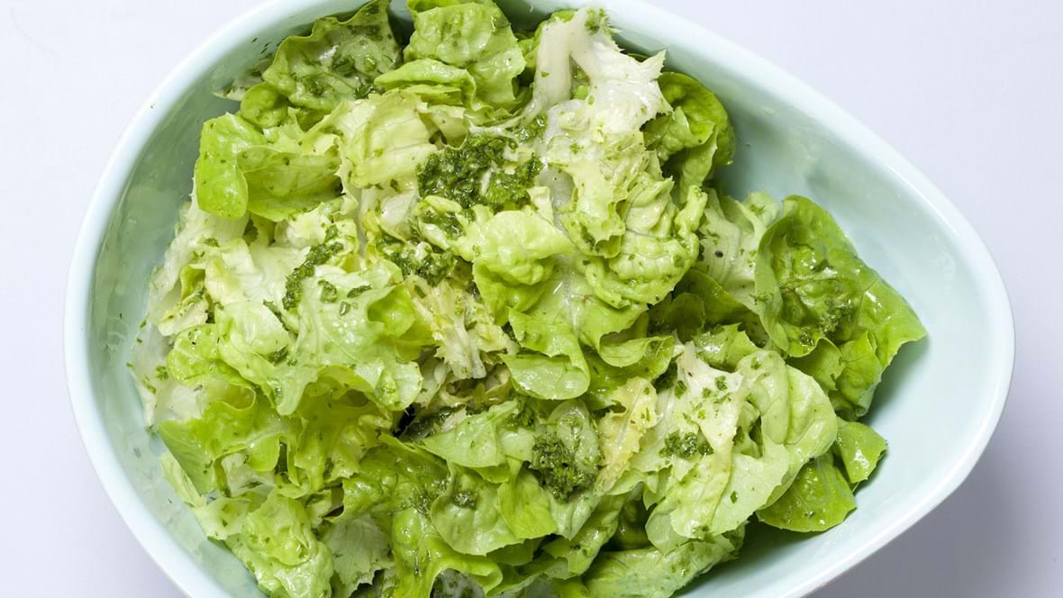 Enkel grøn salat