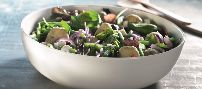 Sommersalat med salte kartofler