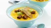Gulerodssuppe med sprøde fiskefileter - thumbnail