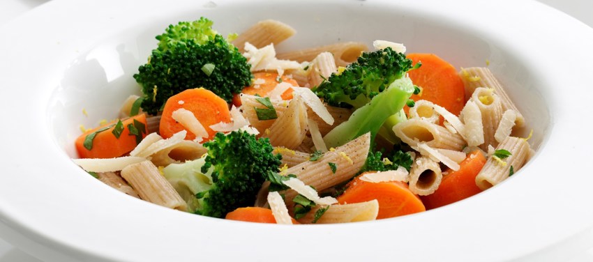 Pasta med grøntsager