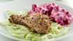 Kyllingelår med sesamfrø, chili & rødbedesalat - thumbnail