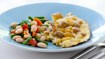 Kartoffelæggekage med bønnesalat - thumbnail