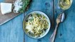 Pasta carbonara med svampe & timian - thumbnail