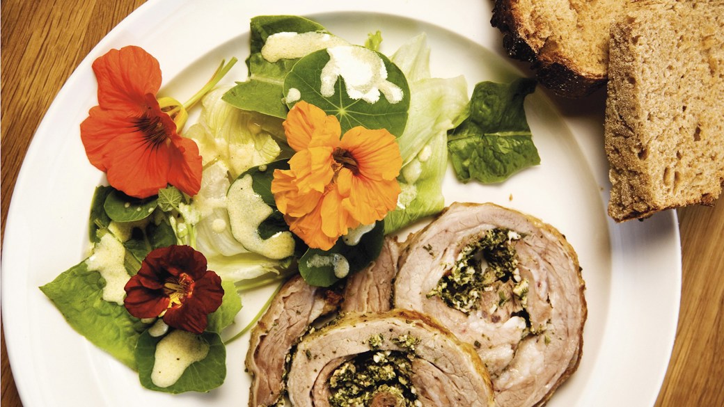 Salat med tallerkensmækkere