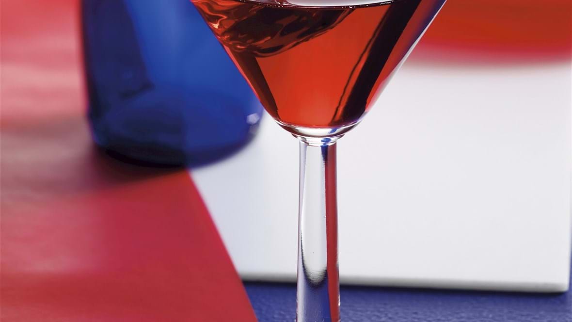 Cocktail med tranebærjuice