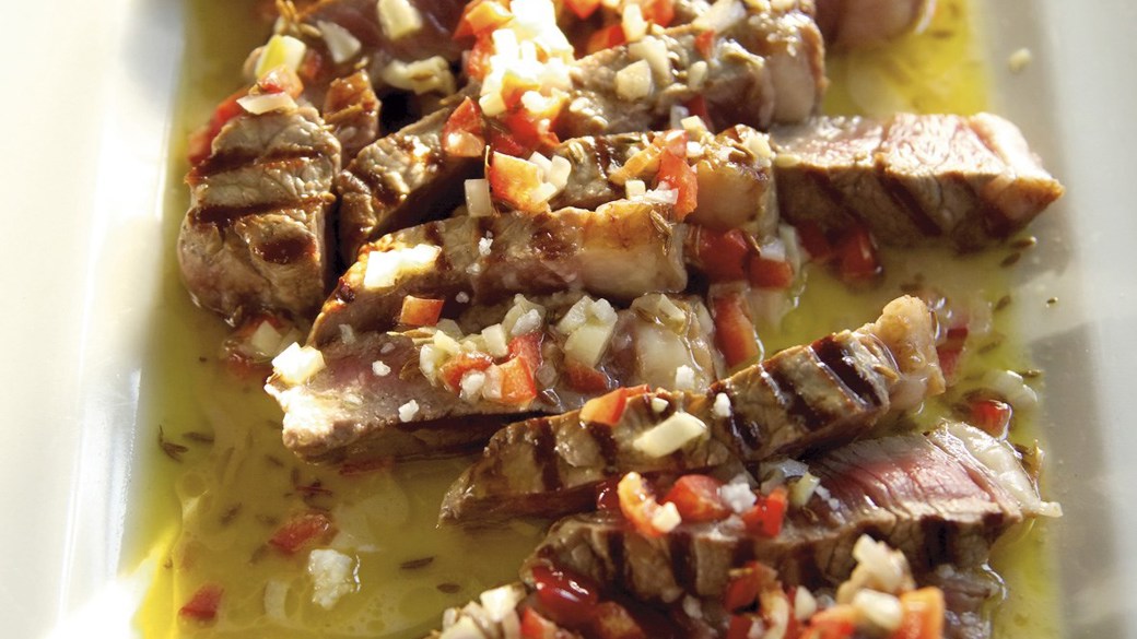 Marinade til grillede bøffer