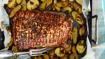 Sommer-flæskesteg med fennikelfrø, nye kartofler, persille og oliven tapenade - thumbnail