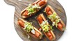 Currywursts a la hotdog med kål - thumbnail
