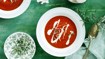 Suppe af grillede peberfrugter og tomat - thumbnail