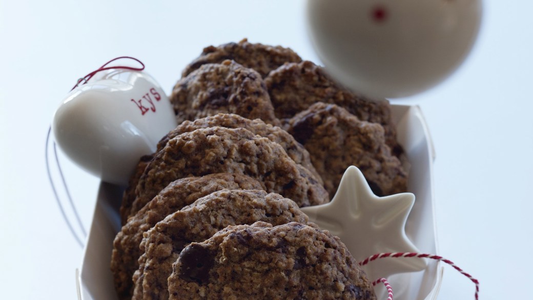 Cookie med chokolade og kanel