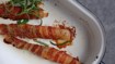 Skorzonerrødder bagt i bacon og rosmarin - thumbnail